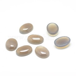 Natürliche graue Achat Edelstein Cabochons G-T020-18x25mm-06