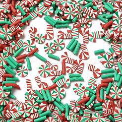 Weihnachten Thema handgemachte Fimo Cabochons X-CLAY-F005-03