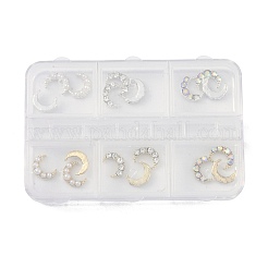 Legierung Strass-Cabochons MRMJ-L019-01B