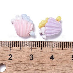 Undurchsichtige süße Decoden-Cabochons aus Harz RESI-B024-01L