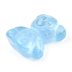 Bären-Cabochons aus transparentem Harz RESI-N039-02