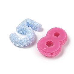 Undurchsichtige Decoden-Cabochons aus Harz RESI-Q230-04