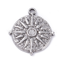 Anlaufgeschützte Cabochon-Fassungen für Anhänger aus Edelstahl 304 STAS-P288-22P