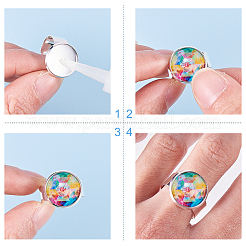 Glas cabochons GLAA-SC0001-03A
