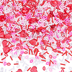 Valentinstag Lippe handgemachte Polymer Clay Cabochons CLAY-SC0001-97B