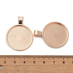 Tibetischer Stil Legierung Anhänger Fassungen TIBE-R295-055RG-RS