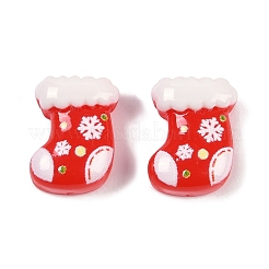 Weihnachtsmotiv opake Decoden-Cabochons aus Kunstharz CRES-M036-03C