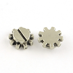 Tibetischen Stil Legierung Cabochons TIBE-Q051-13AS-LF