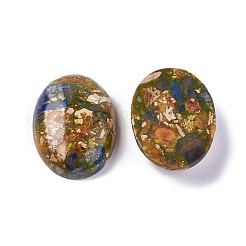 Montierte synthetische kaiserliche Jaspis und Lapislazuli Cabochons G-L502-22x30mm-11