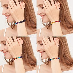 DIY-Herstellung von Armbändern im Chakra-Stil DIY-SC0005-85