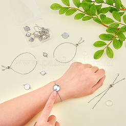 DIY Blanko-Armbandbausätze mit Kuppelgliedern DIY-DC0002-48