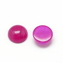 Natürliche weiße Jade Cabochons G-T073-23