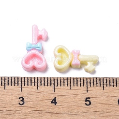 Undurchsichtige süße Decoden-Cabochons aus Harz RESI-B024-03F
