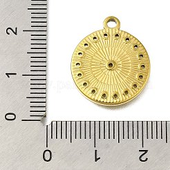 304 Edelstahl Anhänger Strass Fassungen STAS-D192-14G