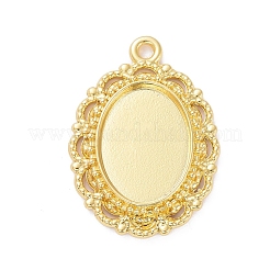Aluminium-Anhänger Fassungen für Cabochons PALLOY-E577-38G