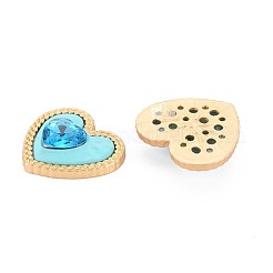 Cabochons aus sprühlackiertem Legierungsglas mit Gestellbeschichtung PALLOY-S143-09D
