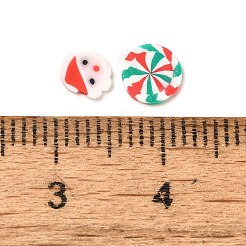 Weihnachten Thema handgemachte Fimo Cabochons CLAY-Q004-19A