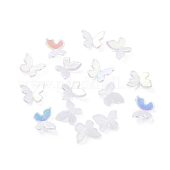 Schmetterling Regenbogen schillernde Beschichtung Acryl Cabochons PACR-B003-02