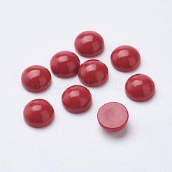 Synthetische Korallen Cabochon G-F501-03-6mm