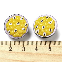 Frucht-Deko-Cabochons aus undurchsichtigem Harz RESI-H156-01-06