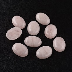 Oval natürlichen Rosenquarz Cabochon G-I171-22x30mm-07