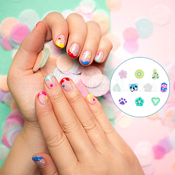 150g 6 Stile handgemachte Polymer Clay Nail Art Dekoration Zubehör CLAY-FH0001-22