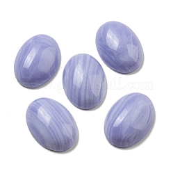 Synthetische blaue Spitzenachat-Cabochons G-C115-01A-03