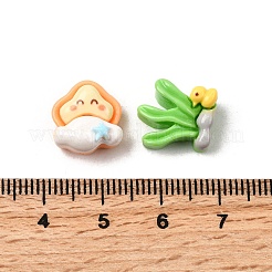 Undurchsichtigen Cabochons RESI-K046-08