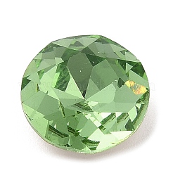 Spitze zurück & zurück plated Glas Strass Cabochons GLAA-B012-60B