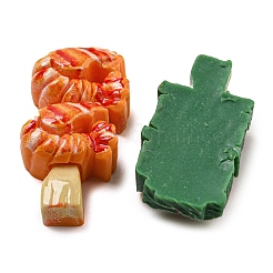 Undurchsichtige Decoden-Cabochons aus Kunstharzimitat für Lebensmittel CRES-H002-01D