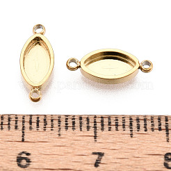 Cabochon-Fassungen für Verbindungsstücke aus Edelstahl 304 STAS-N115-33G