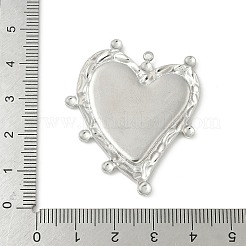 304 Edelstahl Anhänger Cabochon Fassungen für Emaille STAS-L293-02P