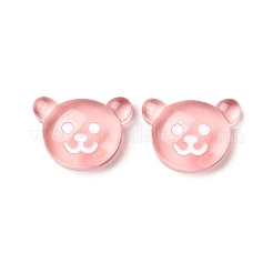 Durchscheinende Harz Tier Decoden Cabochons RESI-M040-03-2