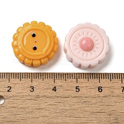 Undurchsichtige Decoden-Cabochons aus Cartoon-Harz RESI-Q231-01