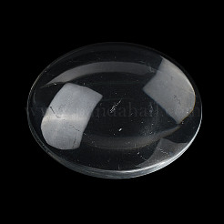 (defekter Restposten: Kratzer) transparente Glascabochons GGLA-XCP0001-06