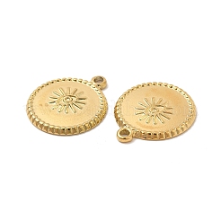 Ionenbeschichtung (IP) 304 Edelstahl Anhänger Strass-Einstellungen STAS-B032-09G