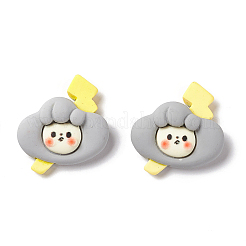 Undurchsichtigen Cabochons RESI-G036-E05