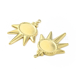 Cabochon-Fassungen für Anhänger aus Edelstahl 304 STAS-L269-005G