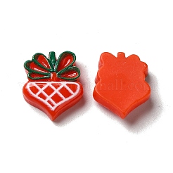 Weihnachtliche Cabochons aus undurchsichtigem Harz RESI-K019-32