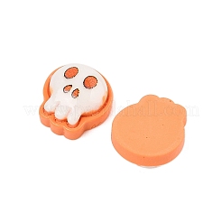 Undurchsichtige Harz-Cabochons zum Thema Halloween CRES-M037-07K