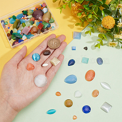 168 Stück Katzenaugen-Cabochons im 24-Stil CE-PH0001-05