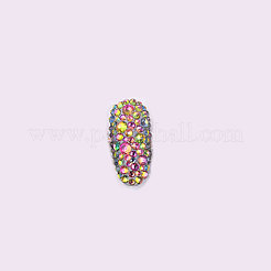 Glas Strass Cabochons flach zurück RGLA-S002-10SS-42
