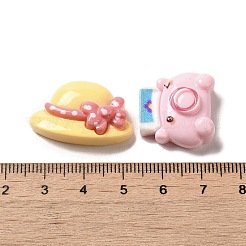 Undurchsichtige süße Decoden-Cabochons aus Harz RESI-B023-09