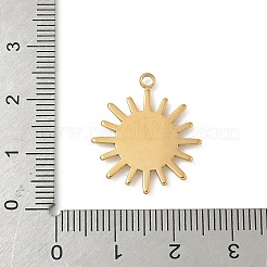 Cabochon-Fassungen für Anhänger aus Edelstahl 304 STAS-L293-07G
