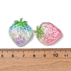 Leuchtende Cabochons aus transparentem Harz CRES-V001-02
