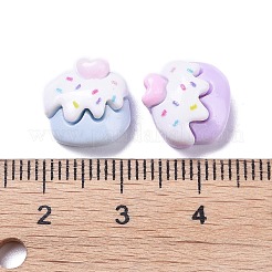 Undurchsichtige süße Decoden-Cabochons aus Harz X-RESI-B024-01G