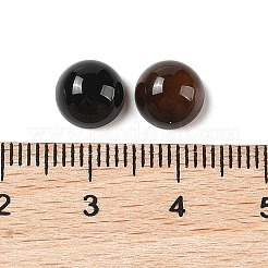 Cabochons aus natürlichem schwarzem Onyx G-B082-07A-03