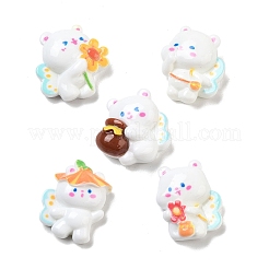 Süße undurchsichtige Decoden-Cabochons aus Harz RESI-S02-08