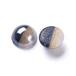 Undurchsichtige Glascabochons GGLA-S038-10B-4mm