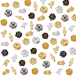 160 Stück Legierungs-Cabochons MRMJ-OC0001-66